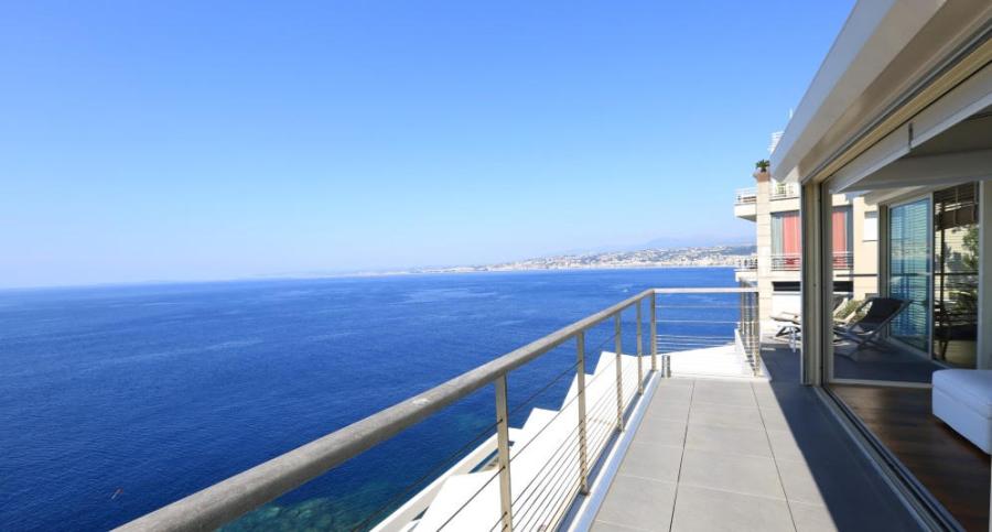 Sea View 3 Room Apartment for Rent in Cap de Nice